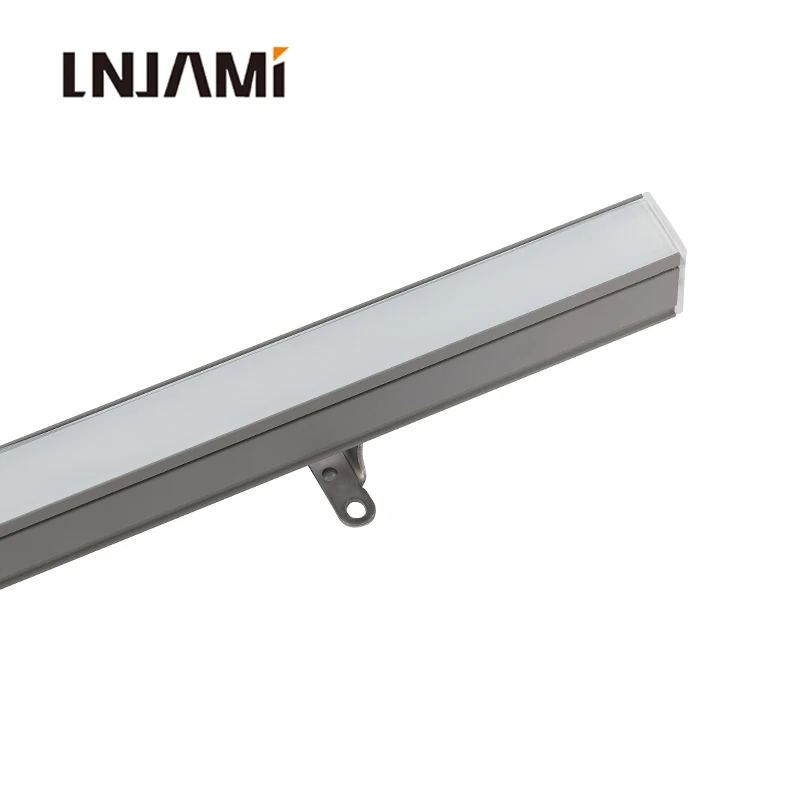 LNJAMI IP65 Building Linear Light DMX 512 Control Outdoor LED RGB Facade Light For Landscape Lighting