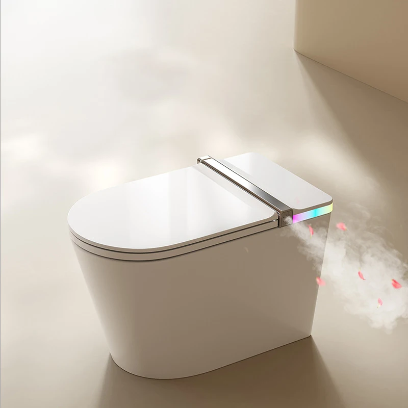 Bathroom one piece automatic bidet toilet ceramic wc intelligent smart toilet with remote control