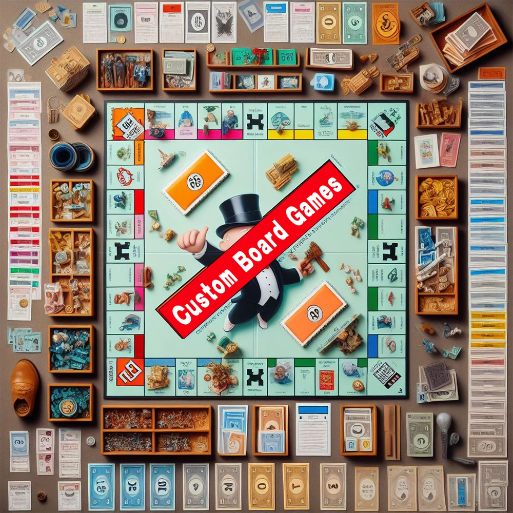 High quality custom education board games printed board games made in China