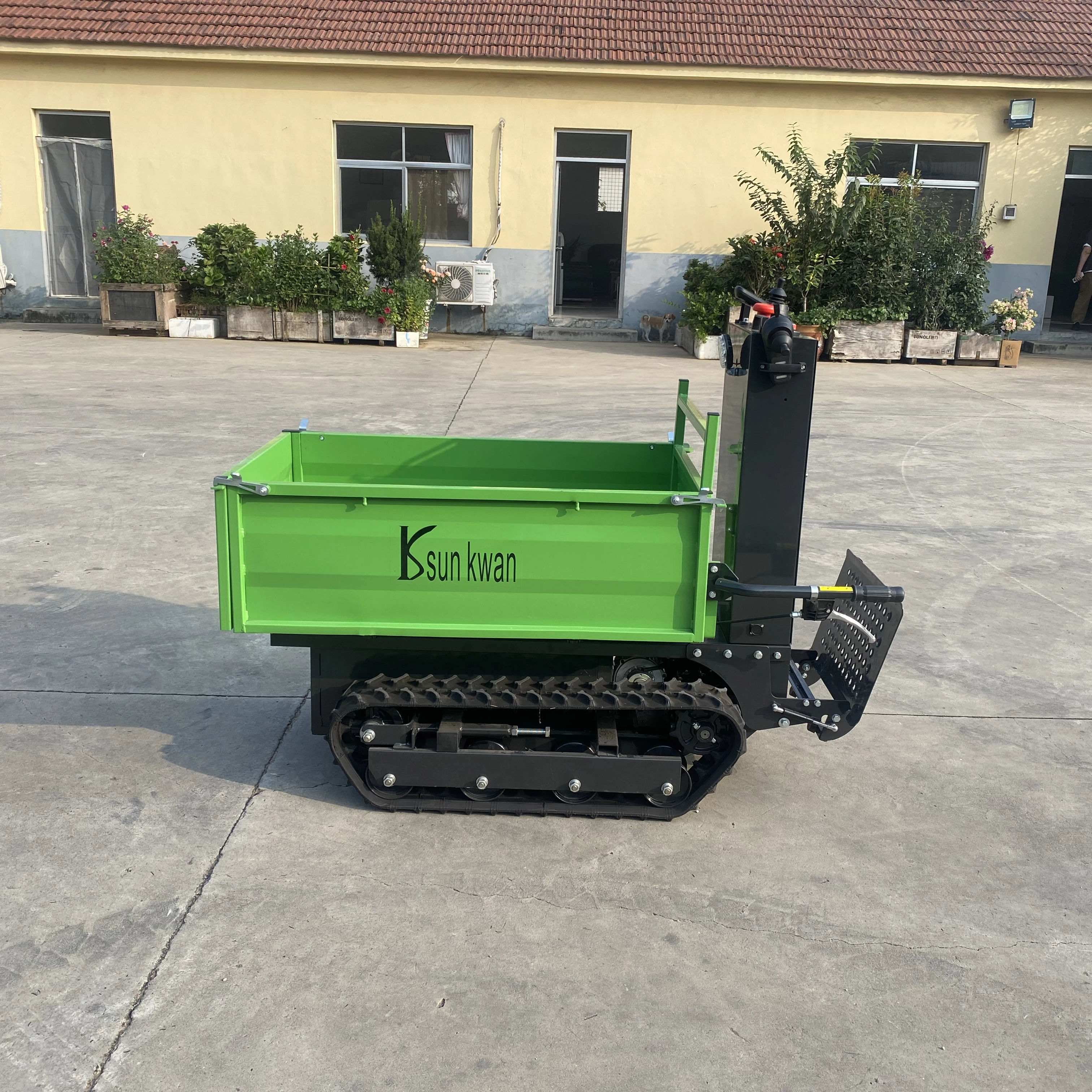 Self-Loading Mini Dumper Remote Controlled Small Hydraulic Tipping Crawler Barrow Front Loader Type Condition Mini Hydraulic