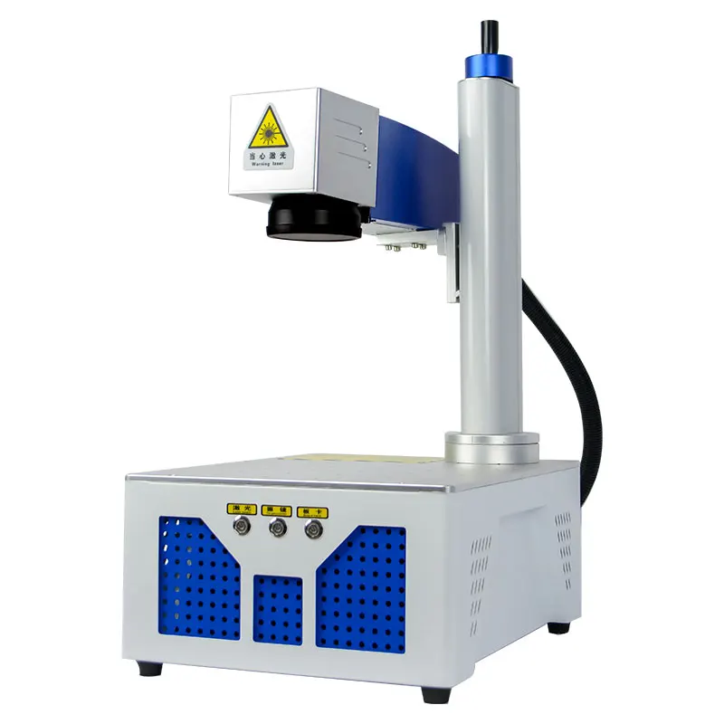 Focus laser 20W 30W 50wDesktop Fiber Color marking Laser Engraving Machine Name Card work with light