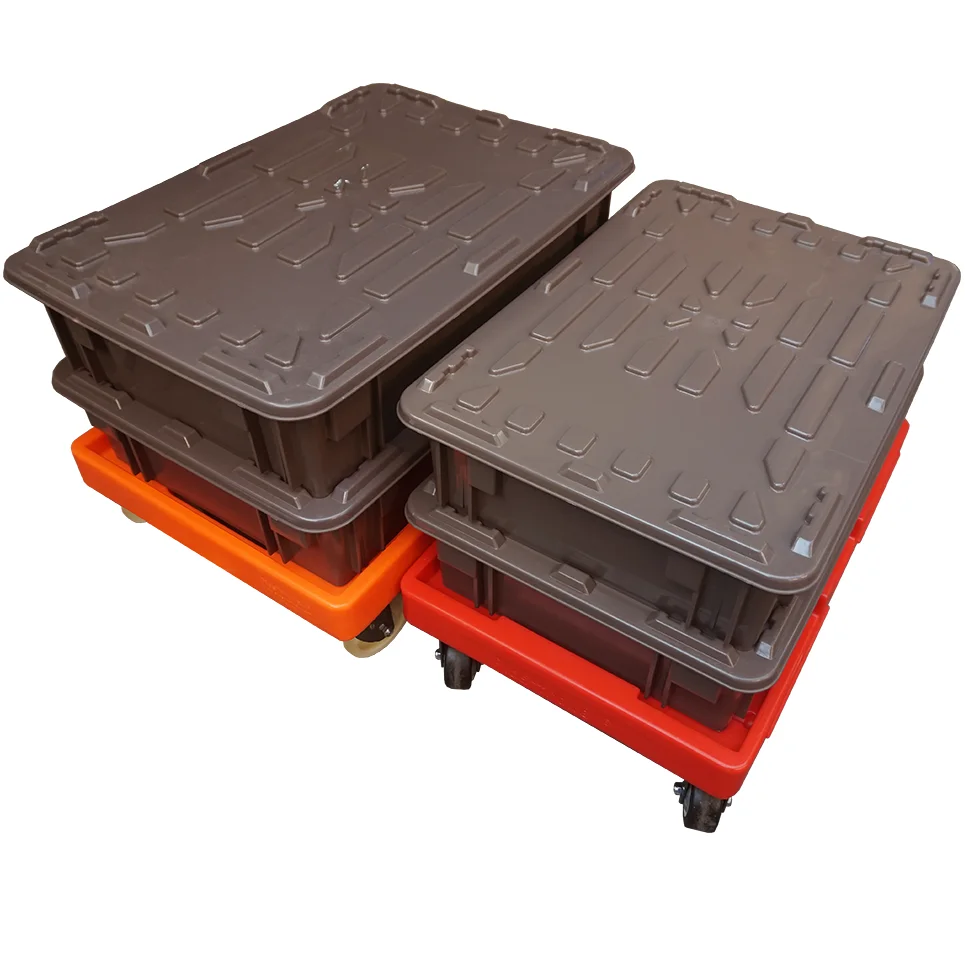 28L Plastic Crate Bread Tray Stackable Transport Crate For Bakery