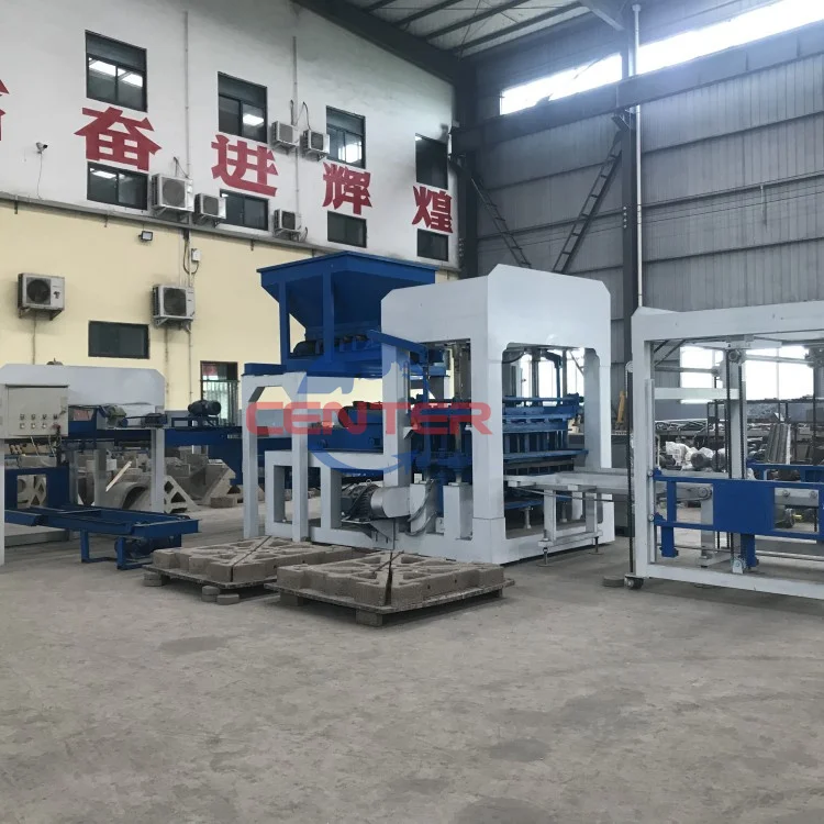Small Business Qt4-15  Ideas Earn Money At Home Block Brick Making Machine Building Material Machinery