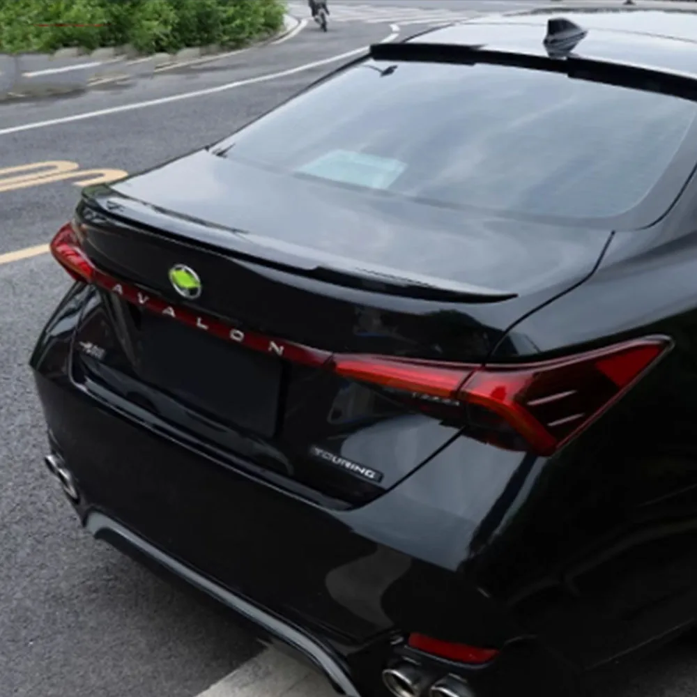 For Toyota Avalon 2018-2020 M4 Style ABS Plastic Carbon Fiber Look Rear Trunk Wing Car Body Kit Accessories
