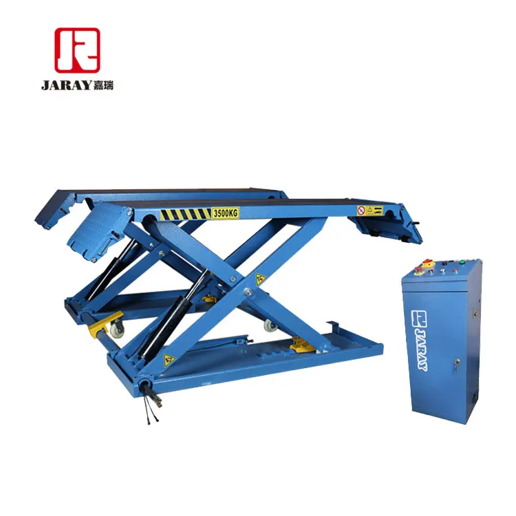 yingkou jaray  3500kg ultra thin scissor lift fro car/used car lift equipment