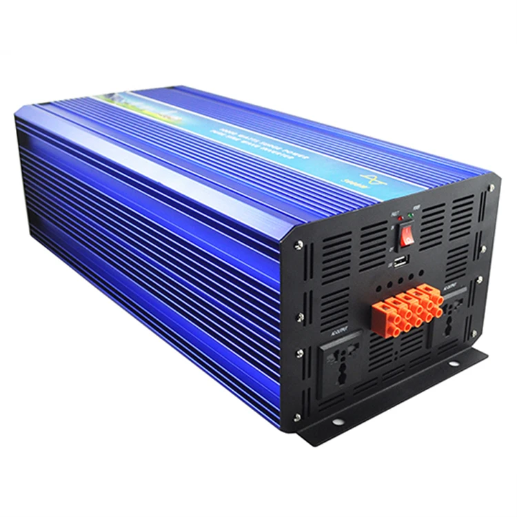 5000w Инвертор постоянного тока в переменный 12vdc 24vdc 48vdc к 110vac 220vac высокая частота инвертора солнечной энергии с ЖК-дисплеем