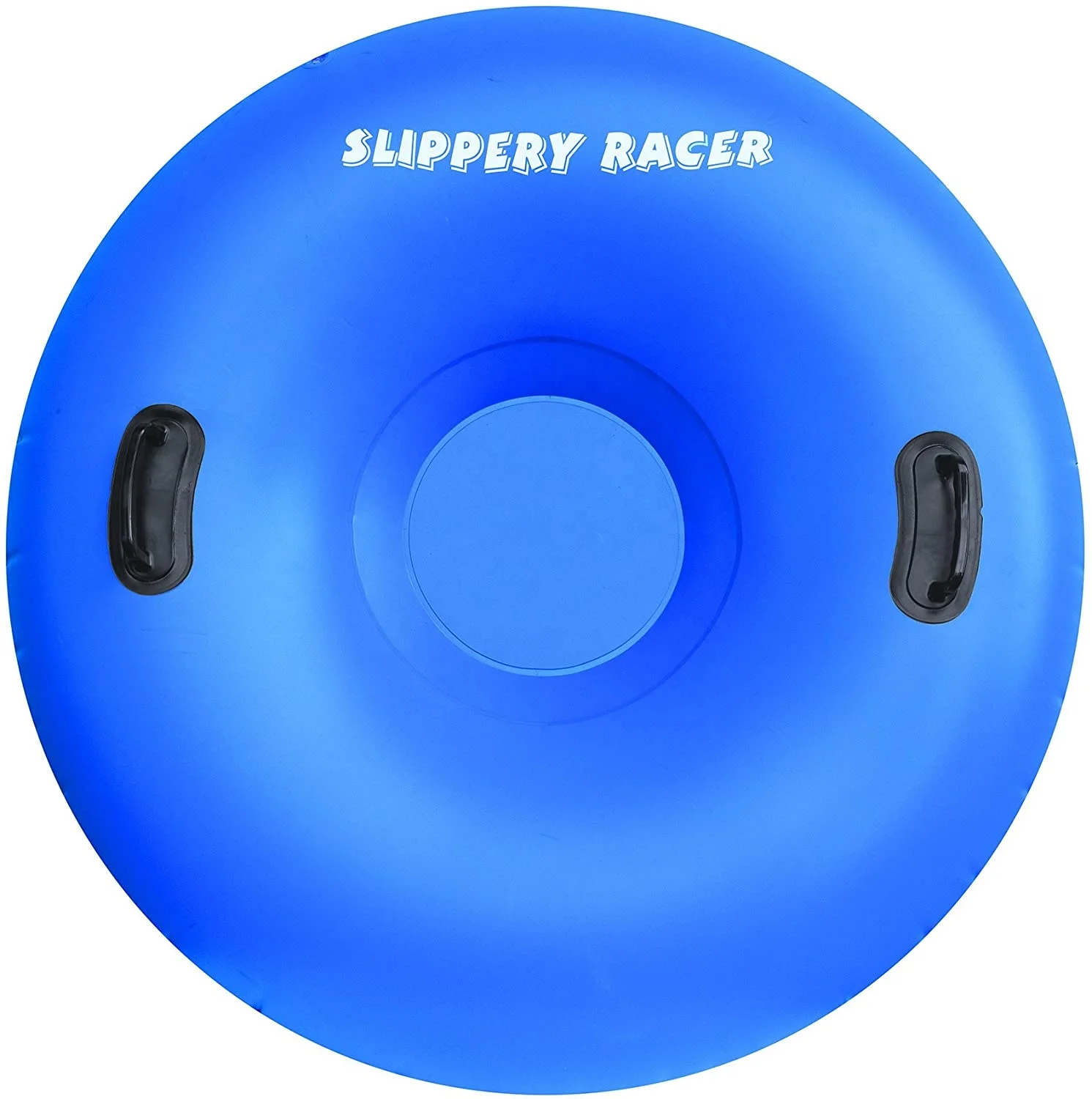 60 Inch AirDual Adults and Kids Inflatable Sledding Snow Tube Sled Rider with 4 Reinforced Handles for 2 Riders, Blue