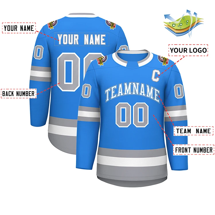 Wholesale Blank USA Size New Style Custom Hockey Jerseys High Quality Practice Jerseys Stitched Or Printed Men Ice Hockey Jersey