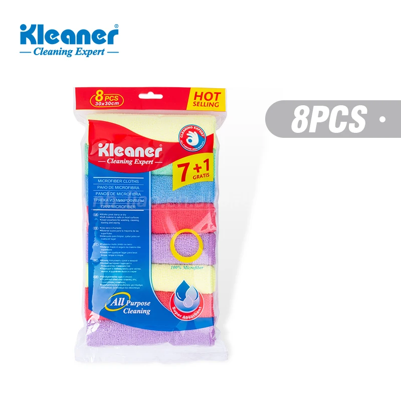 Kleaner 30x30 см супер впитывающее полотенце из микрофибры тряпки для чистки автомобиля и
