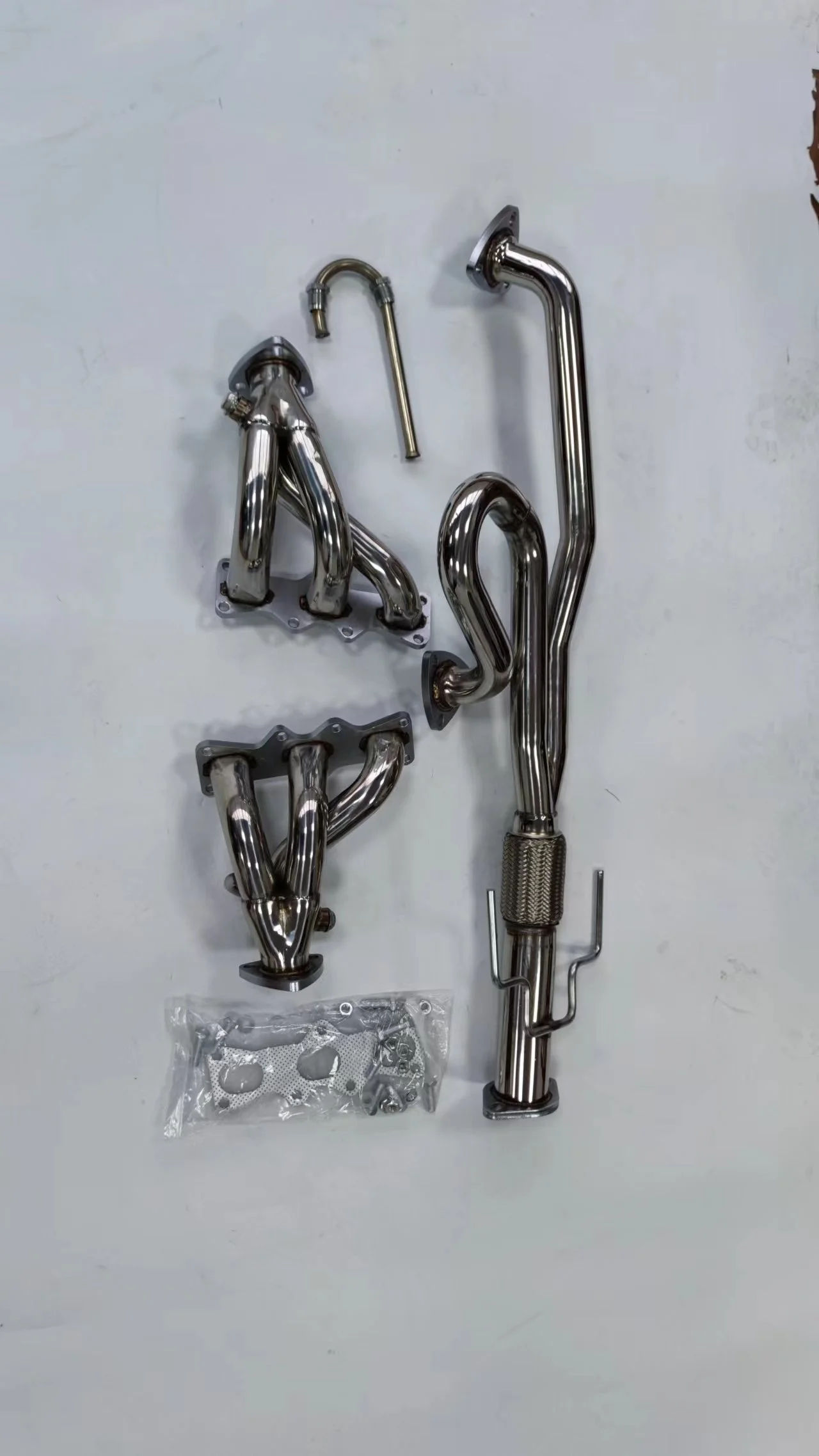 For M azda MX6 Ford Probe 2.5L DOHC V6 Exhaust Headers & Downpipe Steel Manifolds