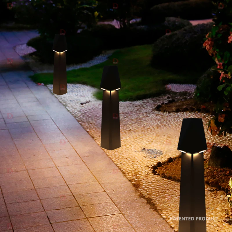 DAWN led solar park lamp waterproof outdoor solar garden led path landscape lighting lawn lamp