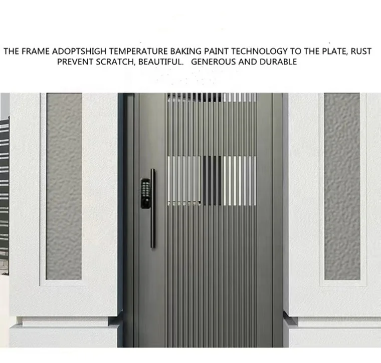 Decorative Aluminium Industrial Metal Driveway Gate, Nice Looking Swing Gate Aluminum, Easy Aluminum Gates