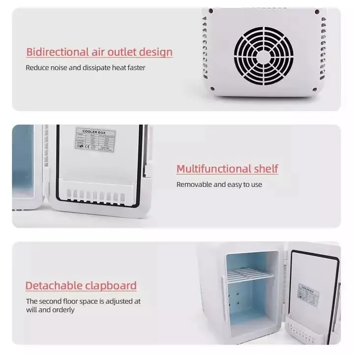 Smart table with led mirror fridge refrigerator 8l 10l small fridge mini smart touch table with refrigerators and freezers home