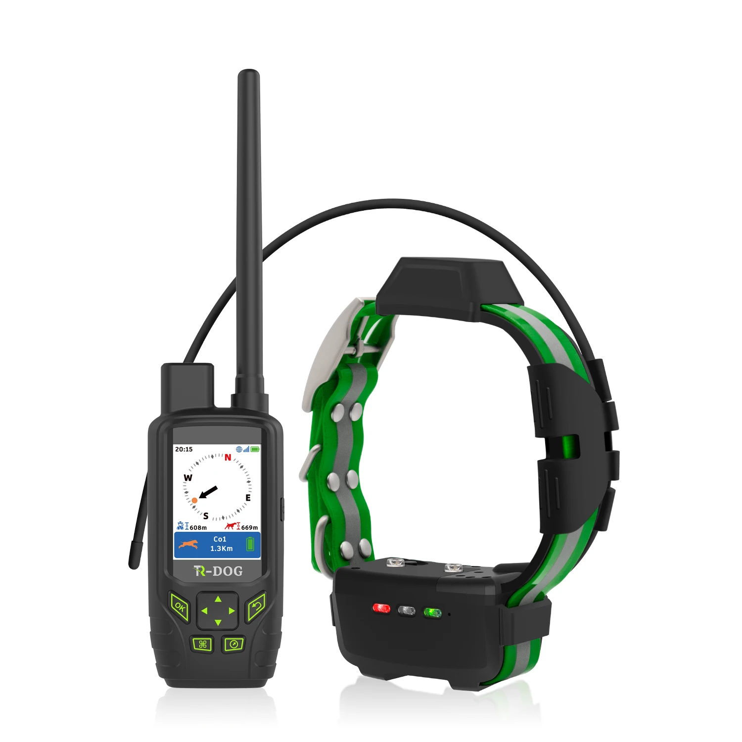 Waterproof for dog gps tracker collar for hunting without sim card Houndmate 100 for 20 dogs