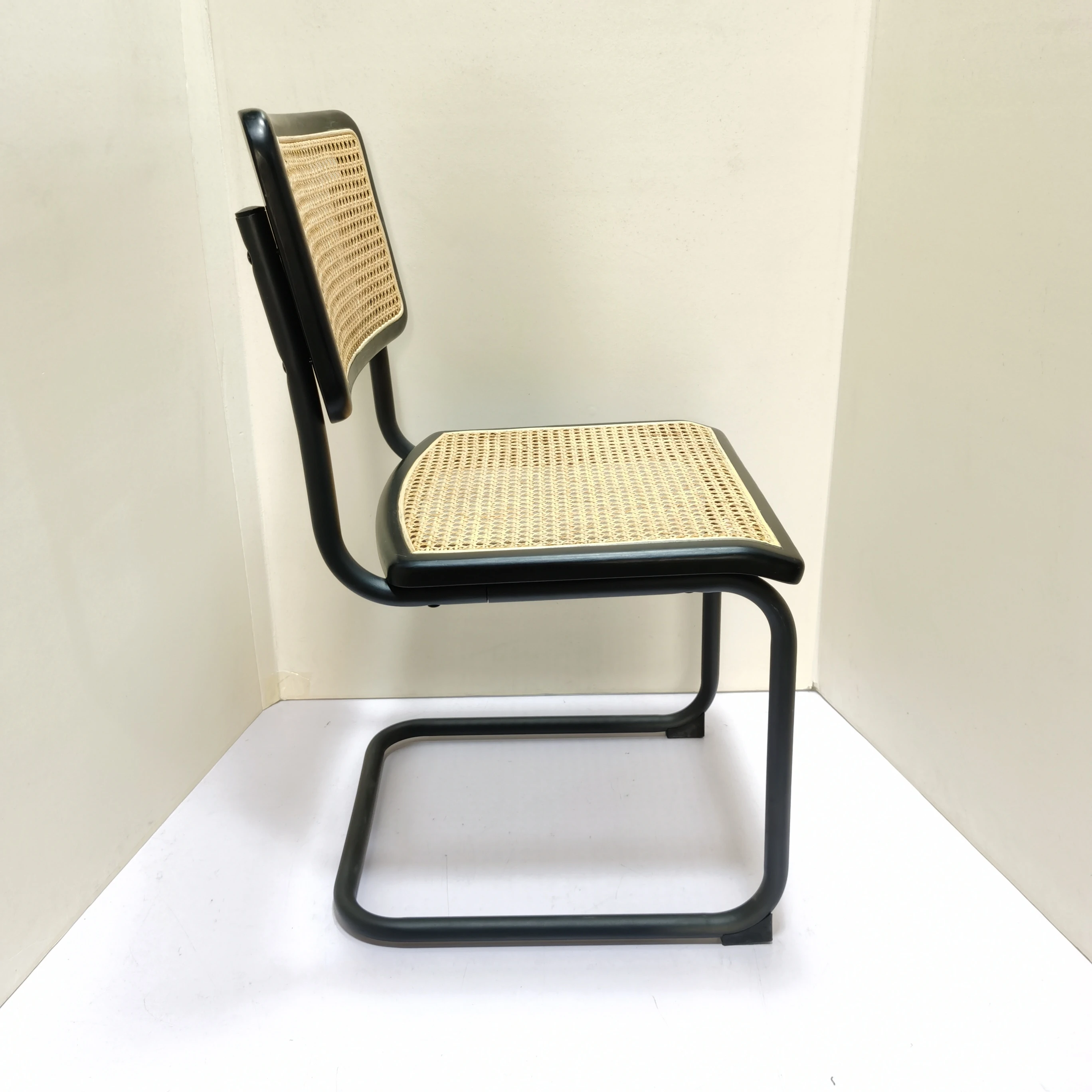 Solid wood rattan home designer retro chair desk back leisure dining chair