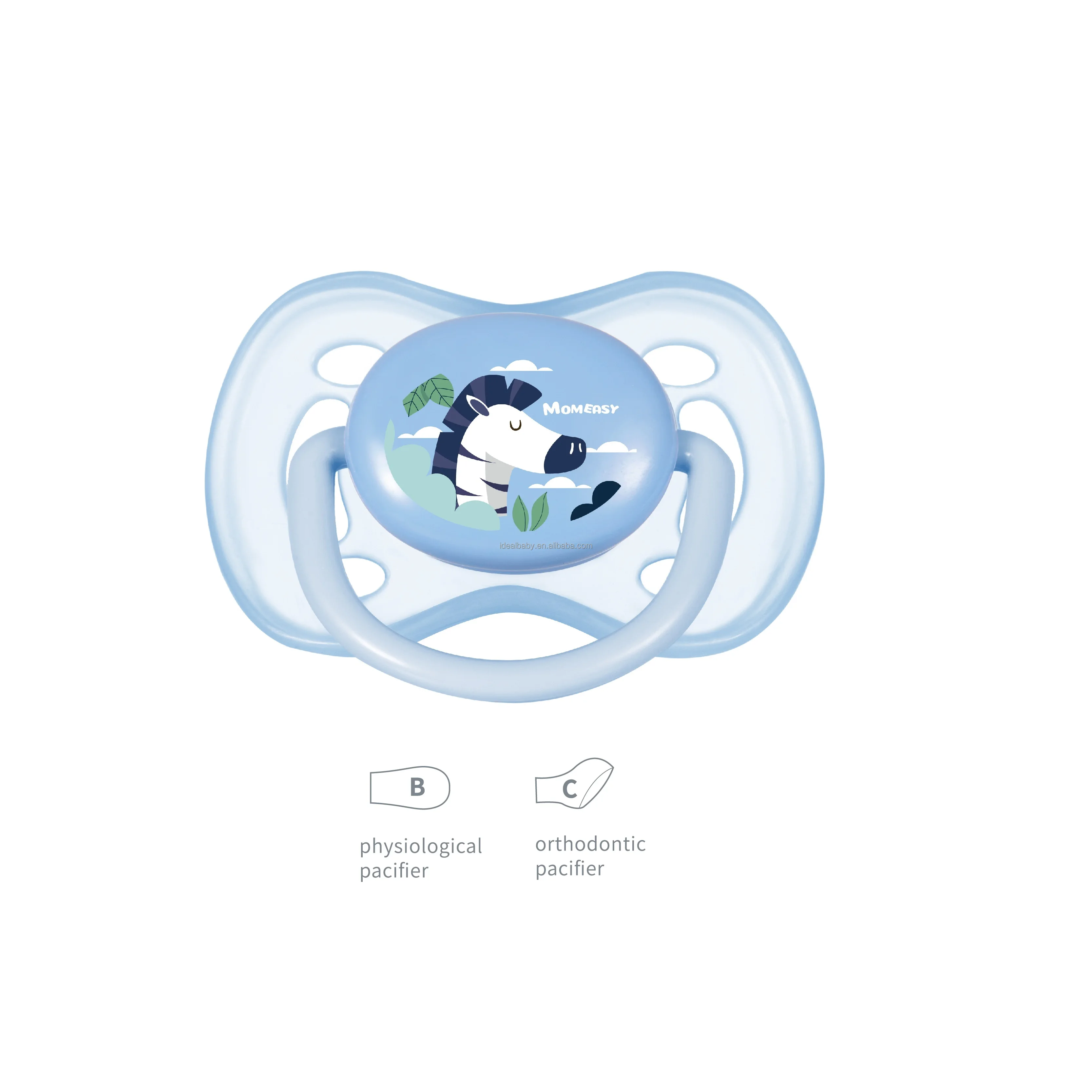 BPA Free Baby Pacifier Silicone Baby Soother