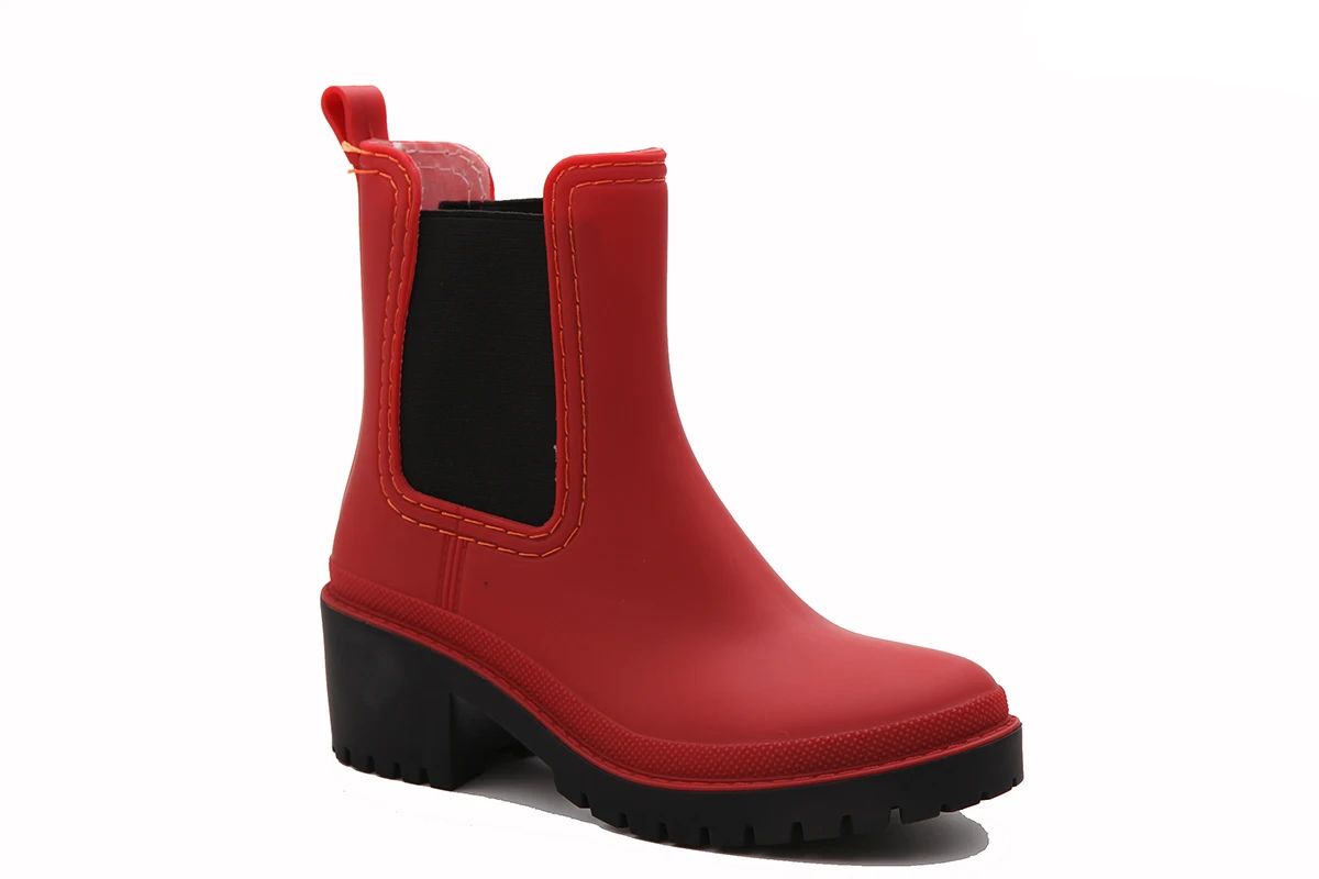 Rain Shoes Disposable Boot & Shoe High Heel Ankle Pvc Customize Thick Extra Large Waterproof Ladies for Women Adult 100% CN;ZHE