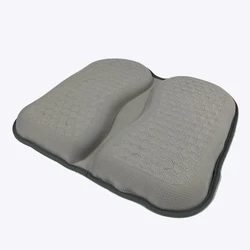 JIANGQIANG Car & Office TPE Gel Seat Cushion Coccyx Outdoor Double Thick Orthopedic Cooling Gel Seat Cushion