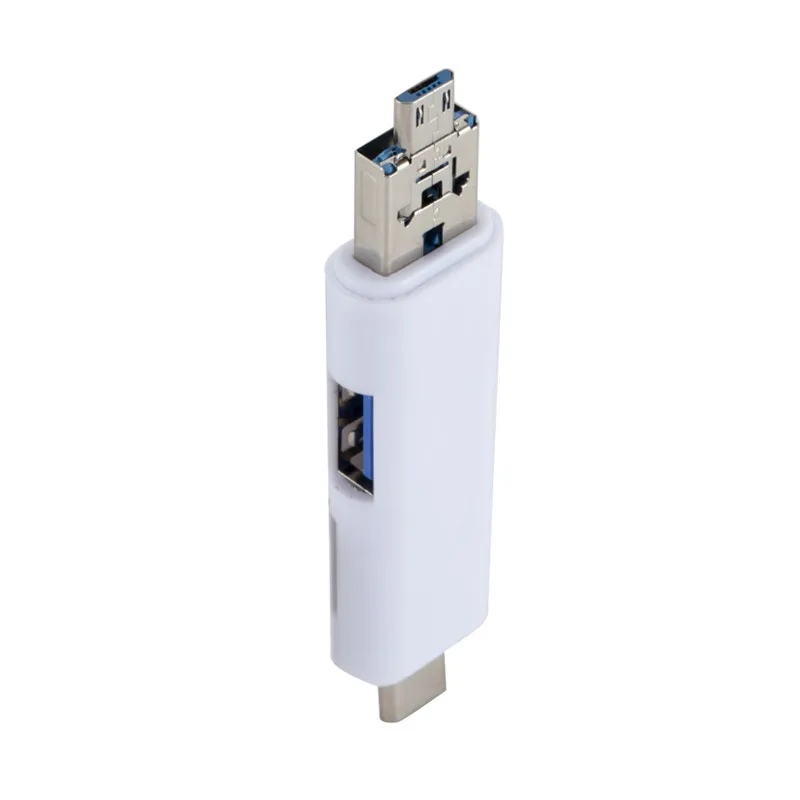 Лидер продаж 2020 Переходник USB 3 1 Type-C «папа»-Micro 0 2 OTG TF SD «мама»