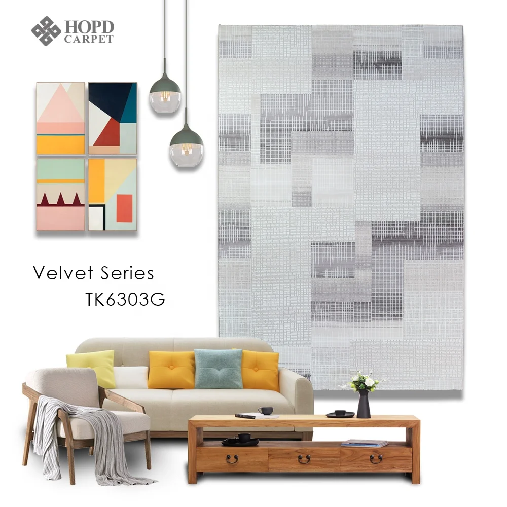 Wholesale anti-slip washable home decorative carpets and rugs