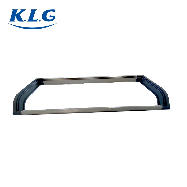 Supermarket chain commercial large  glass combination island cabinet gray wear-resistant door plug Refrigerator Parts