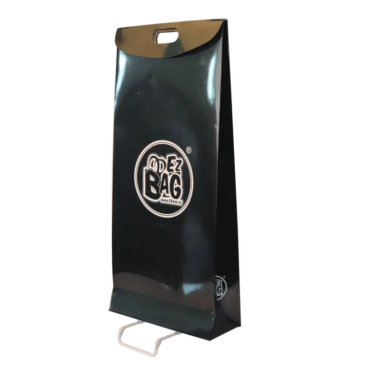 Extendable paper bag Portable Foldable Cardboard Trolley box bag Corrugated Wheels Carton for Exhibition Factory Sell