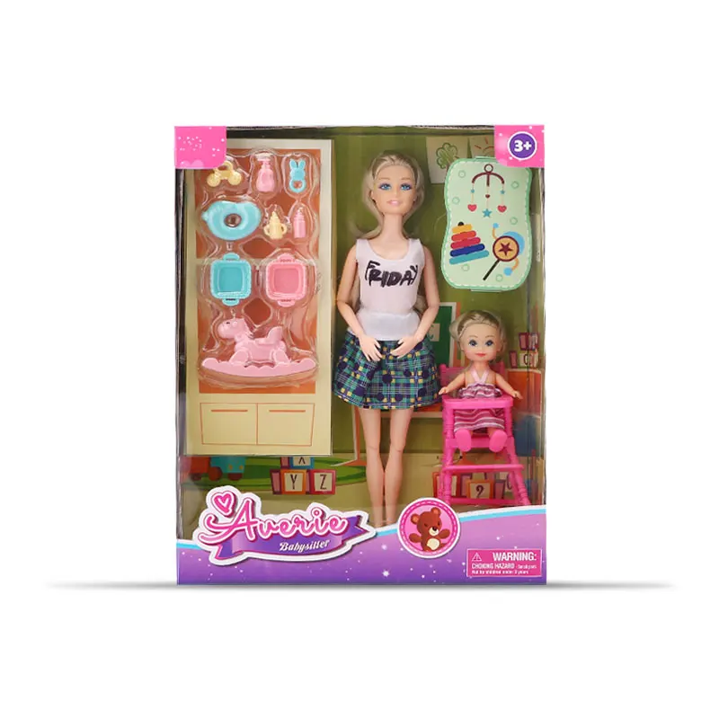 2025 Factory Wholesale Hot-selling 11.5 Inch Plasticbaby Theme Doll Toy Set Dress up Games Dolls