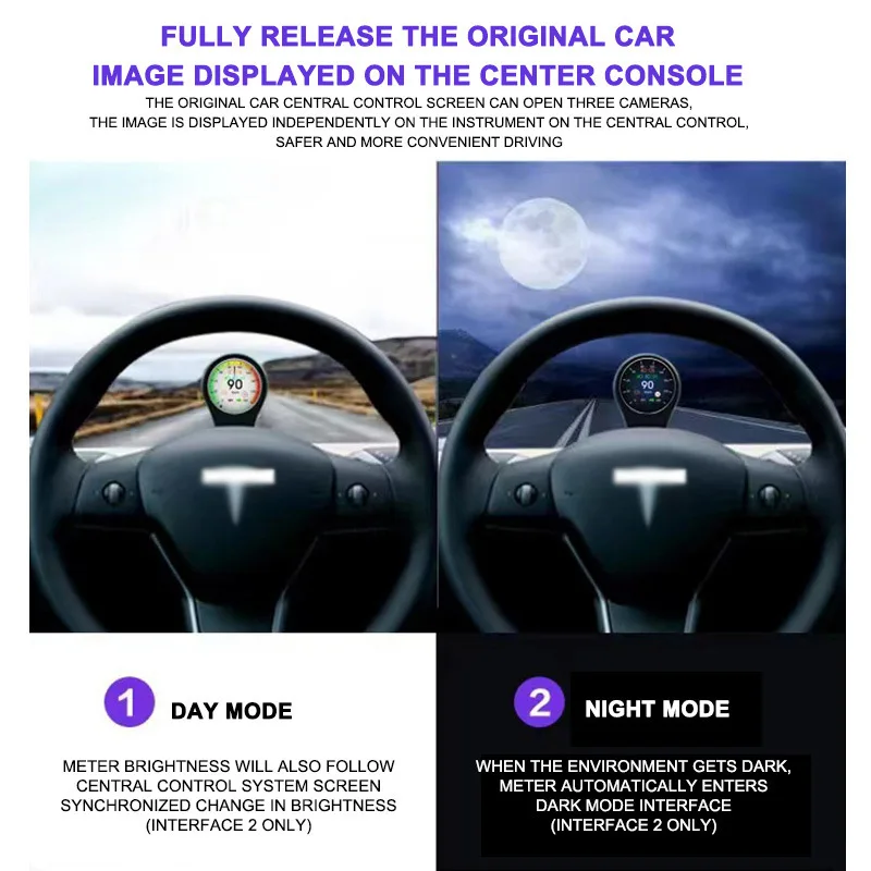 Панель приборной панели Tesla Model Y для ЖК-дисплея