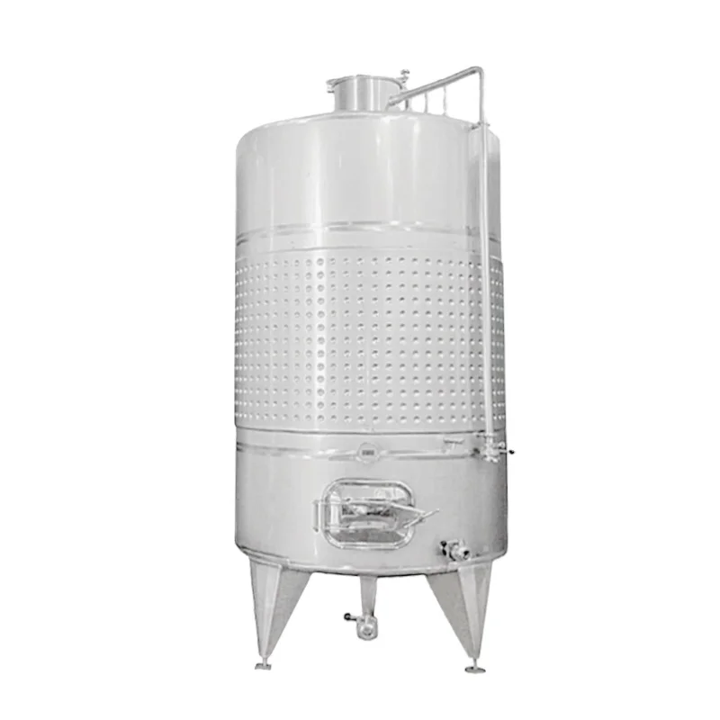 Sanitary conical  fermenter 2000L 5000L customized  cooling jacketed fermentation tank Stainless steel wine fermenter