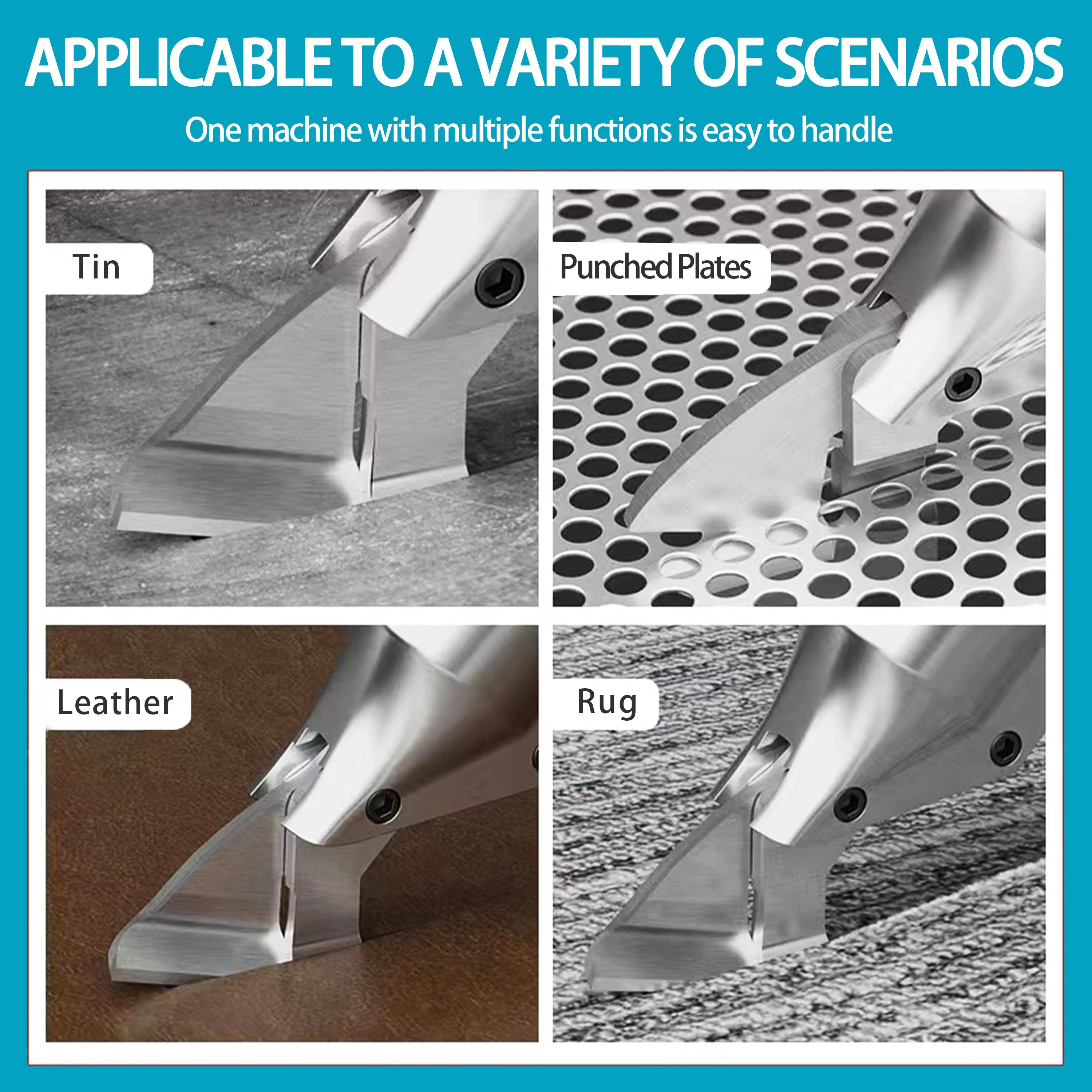 20V Lithium Brushless Electric Scissor Rechargeable Portable Power Shears Metal Steel Iron Sheet Cordless Electric Scissors