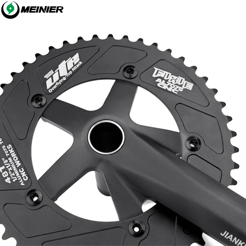 bicycle crank & chainwheel crank set bicycle Integrated CNC Hollow Crank Track Cycle Parts Single Speed Chainwheel