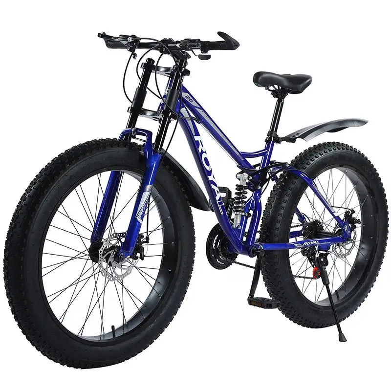 Full Suspension Mountain Fat Bike Fatbike Alloy Rims/ Mountain bike Fat Tire Bicycle With big thick Tyre