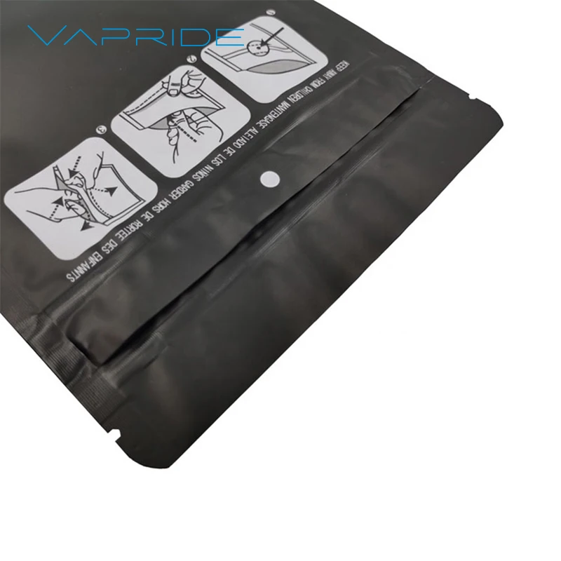 Small Batch Customization Plastic Packing Bag Aluminum Matte Foil Zipper Freestanding Coffee Bag With Valve