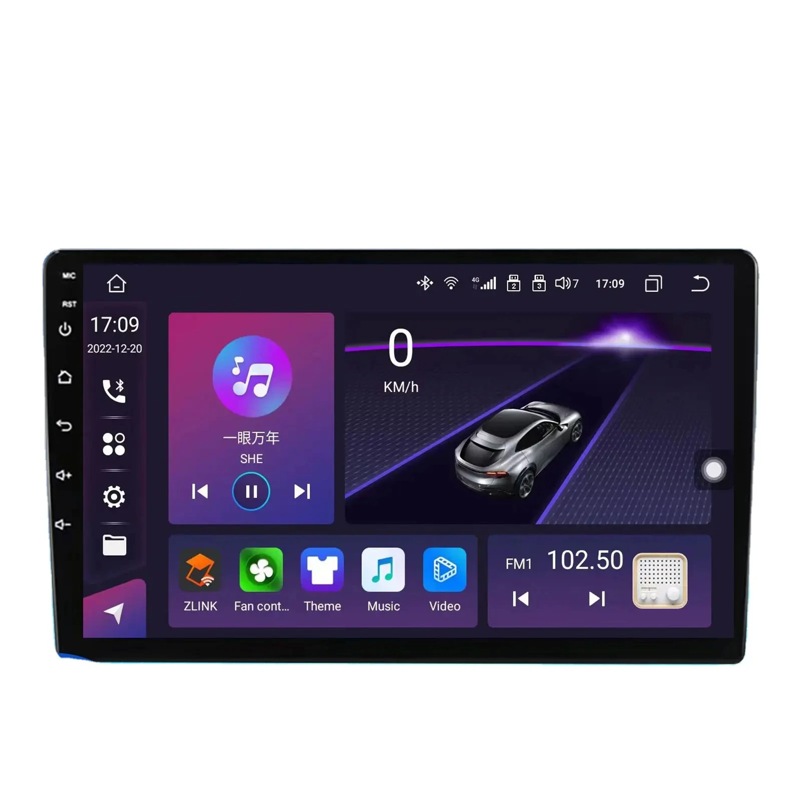 High Quality 9inch Tv Screen Car Dvd Player 4GB 64GB Wireless Carplay And Android Auto 4g Sim Card Android Car Stereo Dvd Player