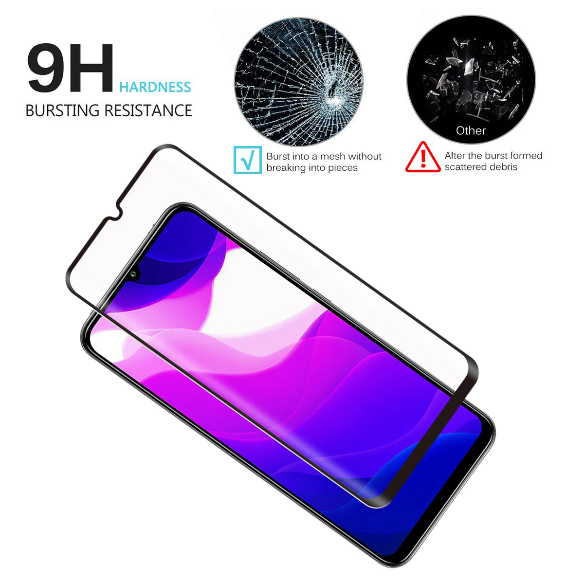 Wholesale Price High quality 0.33mm 9H Tempered Glass Screen Protector For Xiaomi Mi 10 Lite OEM ODM