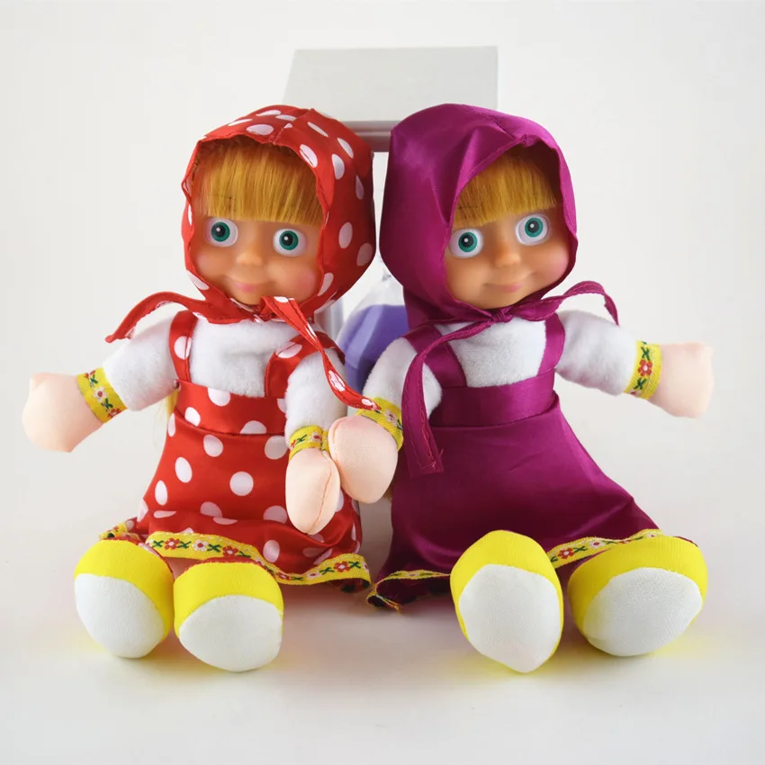 Popular Martha And Baby Bear Plush Dolls Kid Christmas Gifts Cute Custom Stuffed Animals Plush Toys