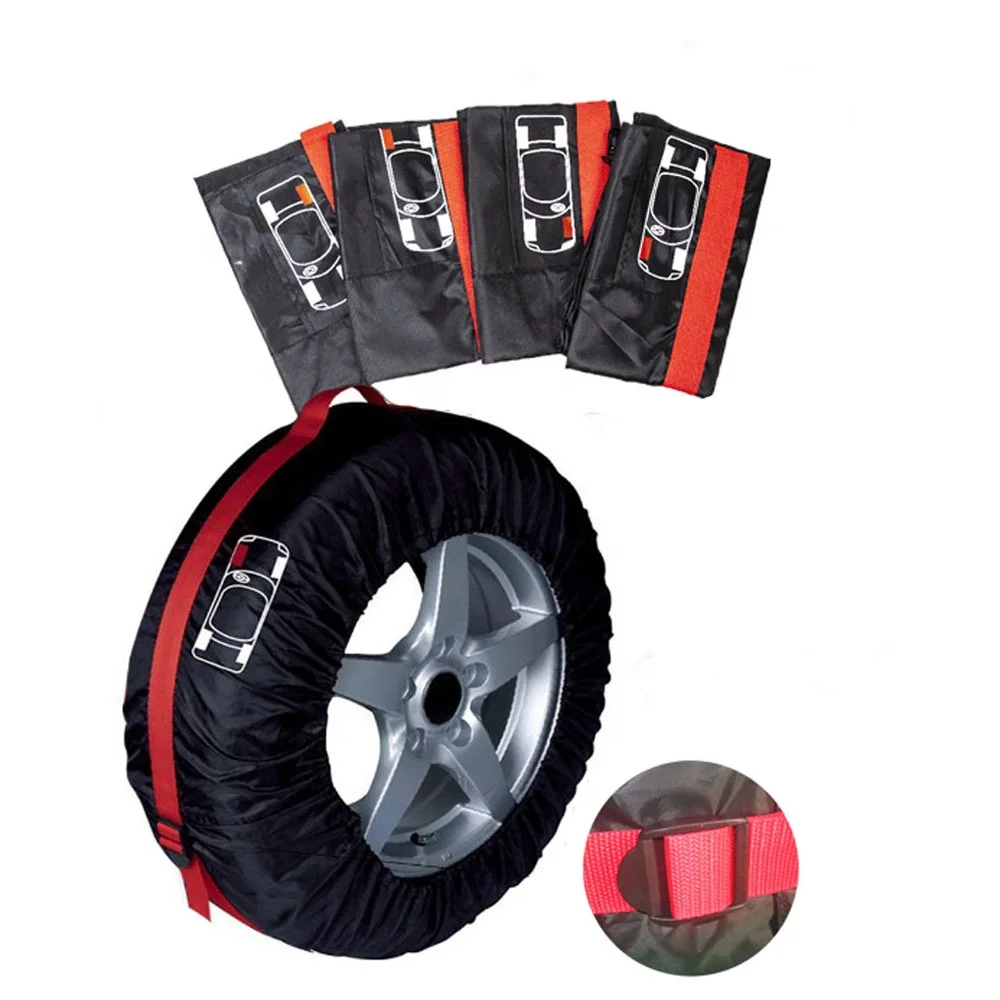 Wheel Protector Storage Bags Set Universal Car Spare Tire Cover use high quality Polyester