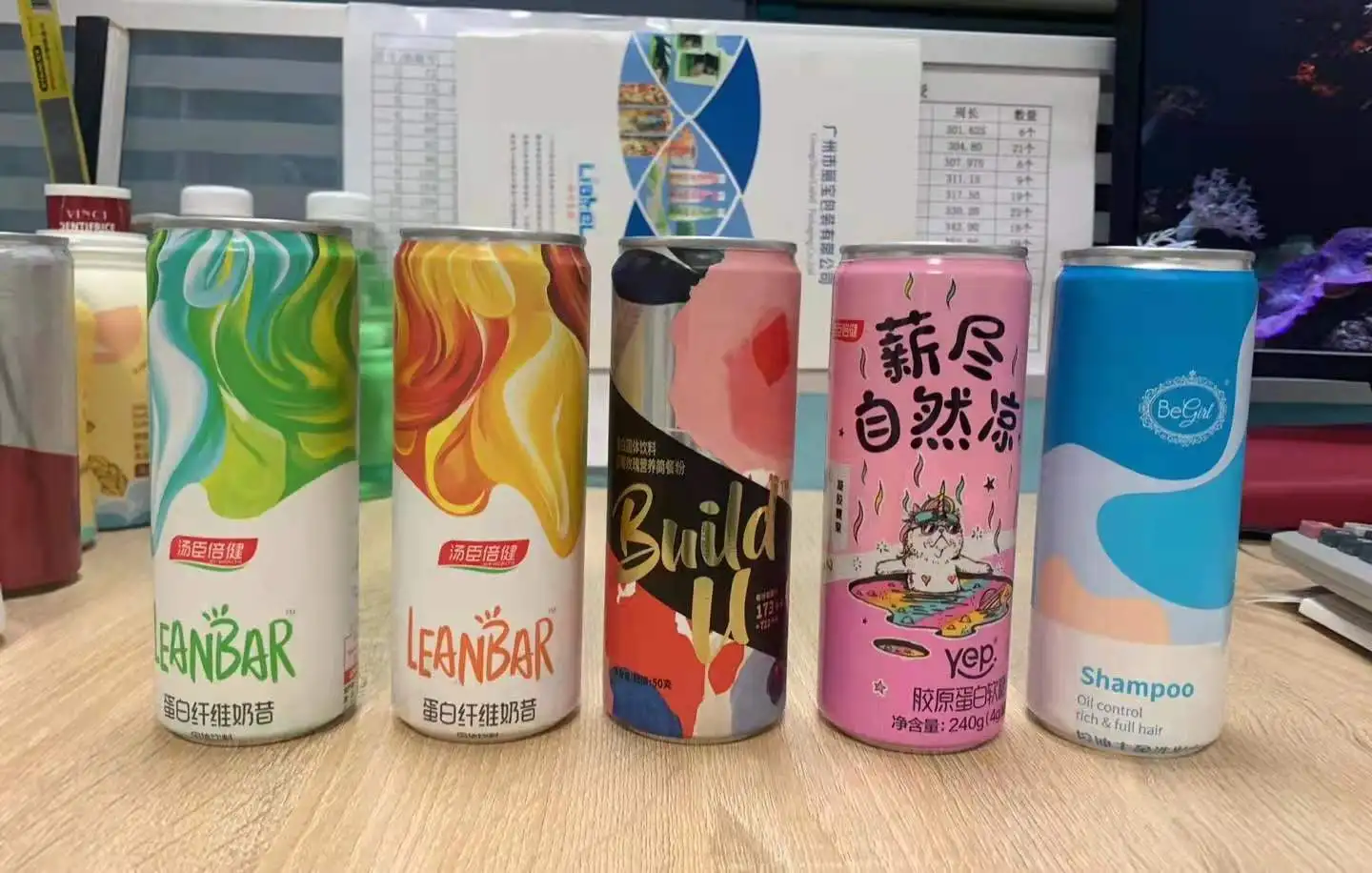 Free Sample Customized PET/PVC plastic shrink film printing wrap label shrink sleeve label for cans bottle packaging