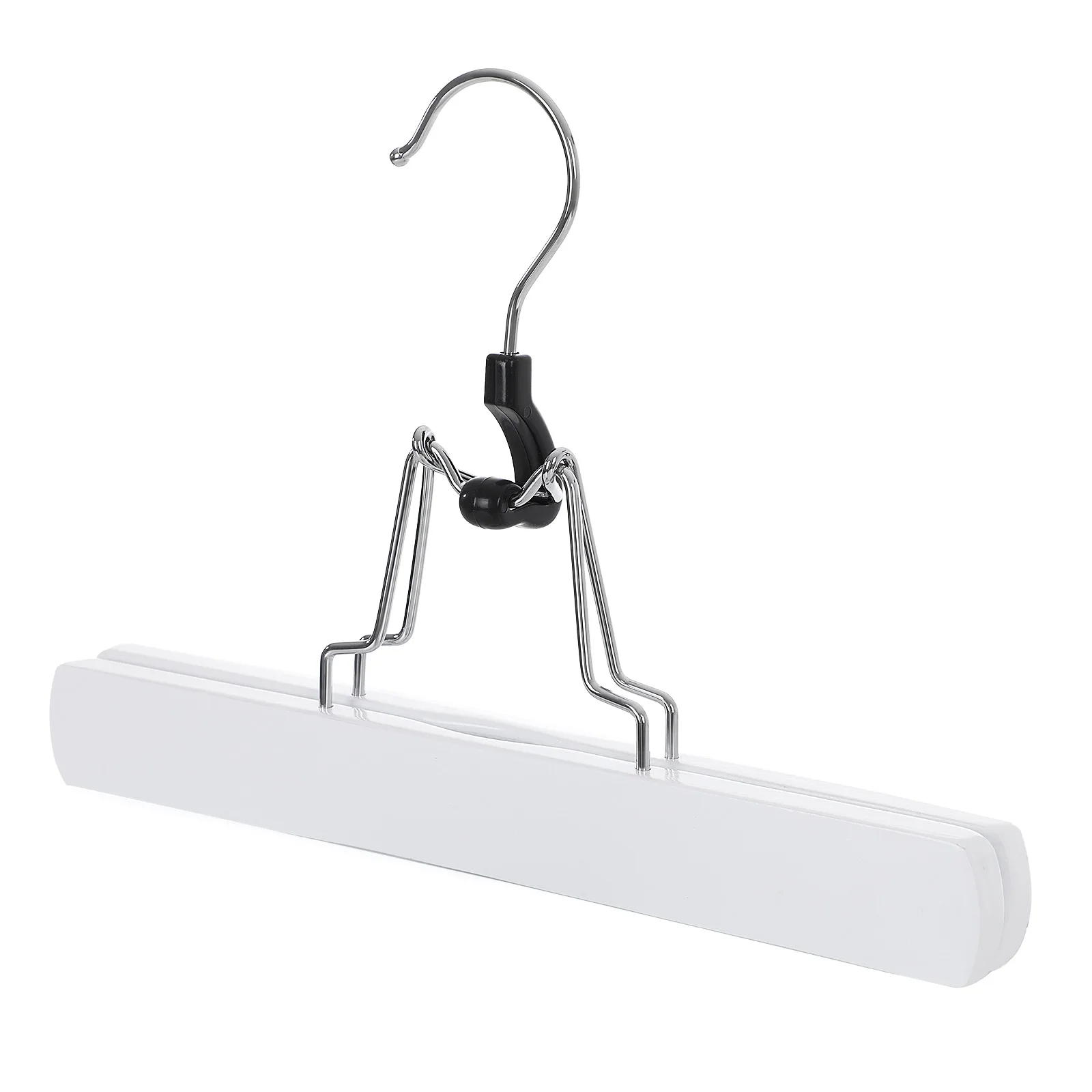 towel underwear display garment wooden clothes hanger laundry die cut tie wooden pants hanger white wholesale cheap