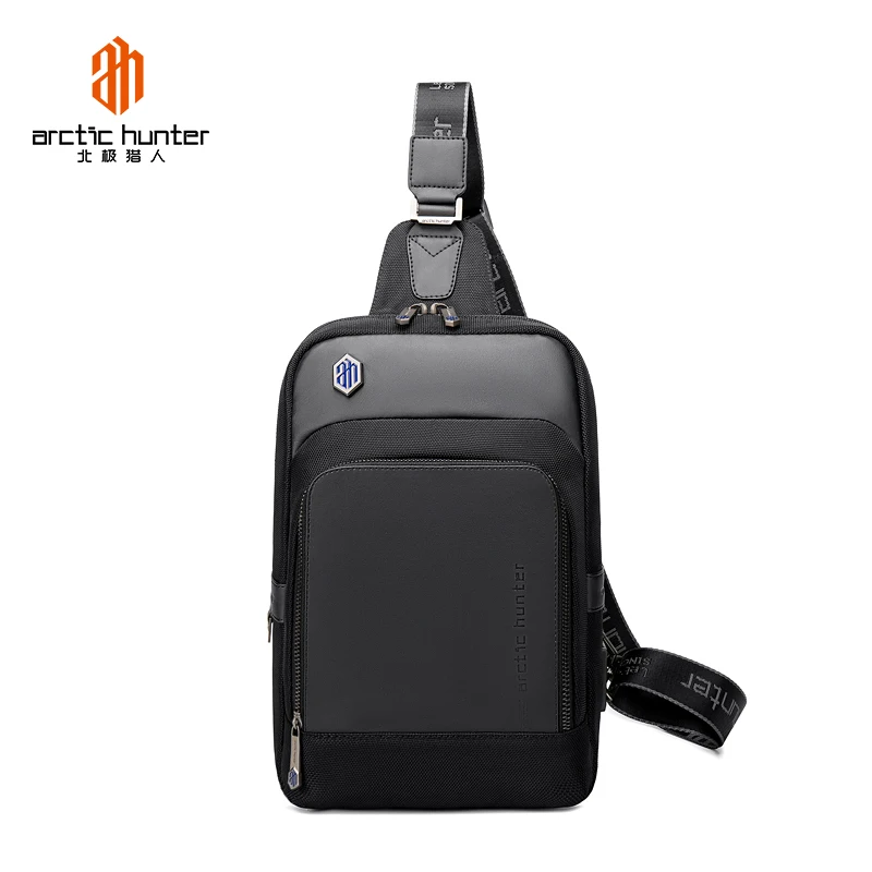 Arctichunter Luxury Wholesale Phone Cross Classy Side Sling Bags Crossbody Bag For Men Micro Leather Crossbody Chest Bag Men