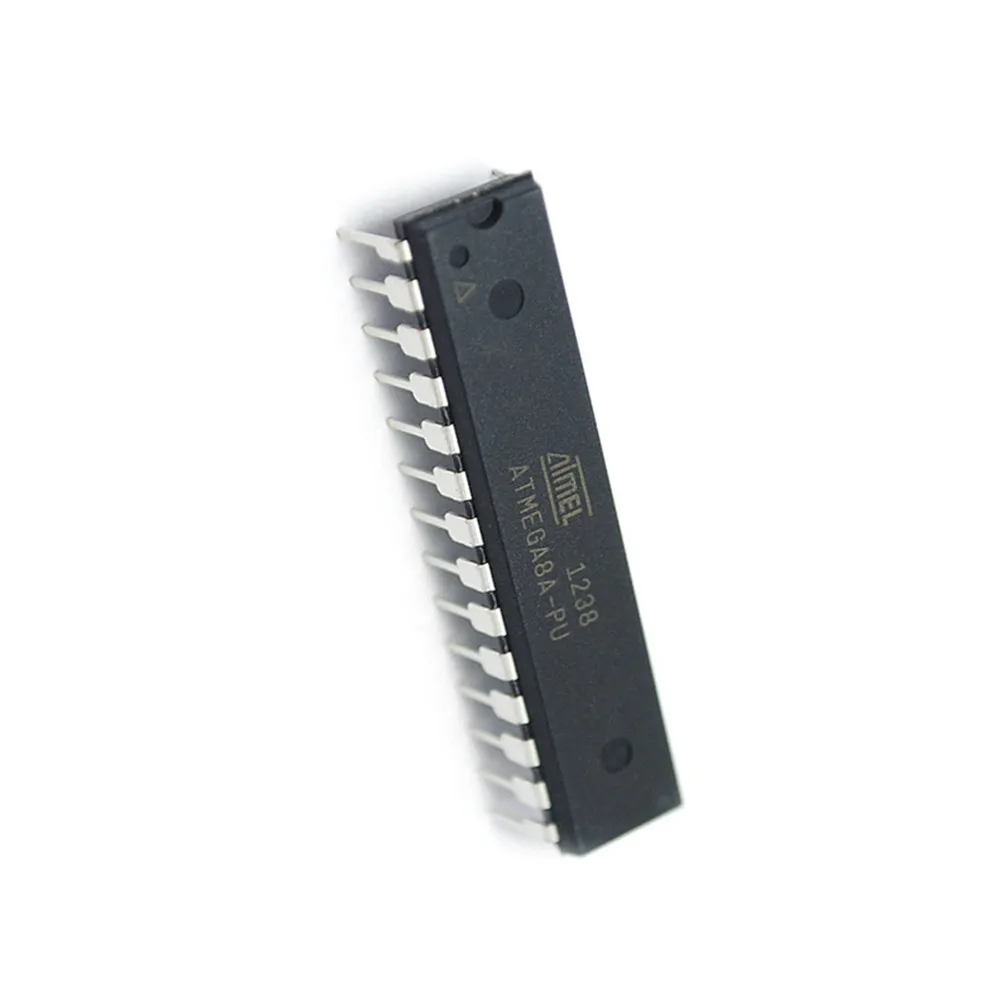 ATMEGA8A-PU ATMEGA8A MEGA8A DIP-28 8-bit with 8K Bytes In-System Programmable Flash ATMEGA8 DIP Original 28P 28pin