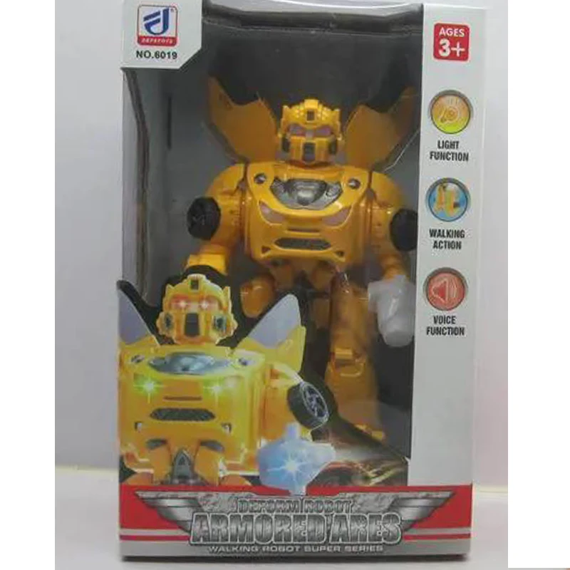 Felisu New design educational intelligent BO yellow robot toy with light and sound for sale