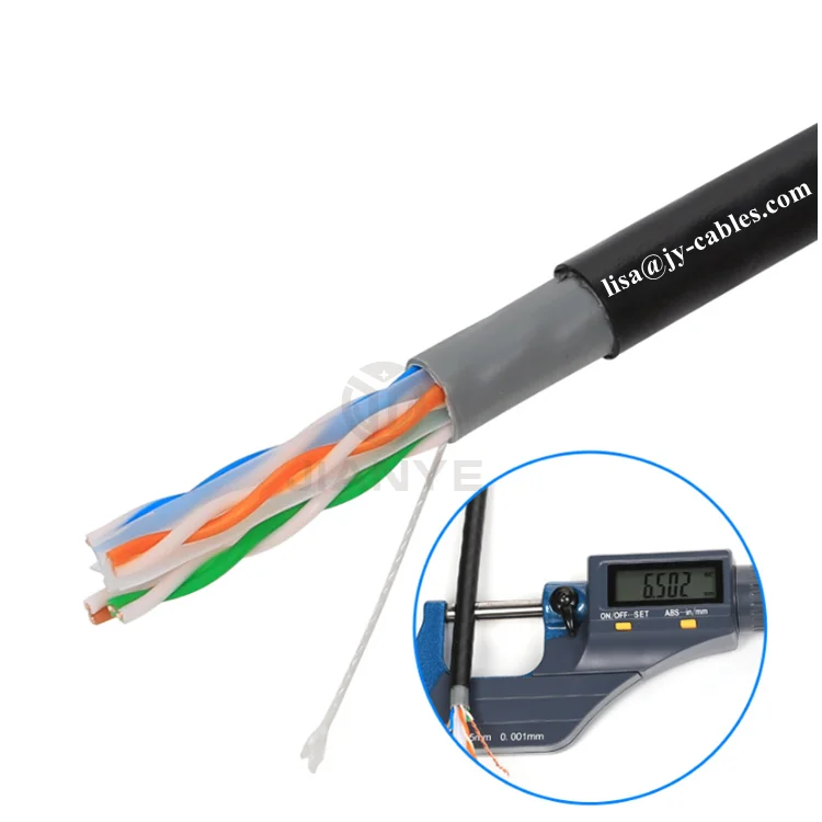  JIANYE UTP FTP cat6 cat 6 наружный кабель cat6a сетевой