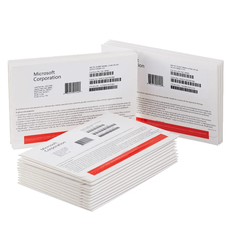 Windows 10 Pro 64-bit Английский Полный пакет OEM