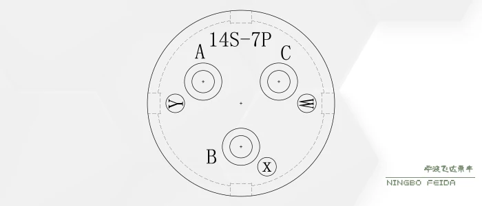 5015 Military Series Bayonet Military Connector 3 Pin Male Waterproof Military Pin Connector