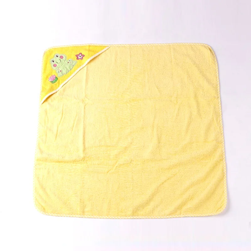 Baby bath towel promotional gift cartoon pattern kids hooded towel