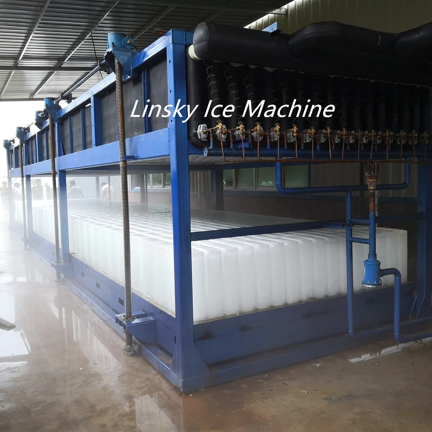 Block ice machine 30 ton automatic direct cooling ice block machine