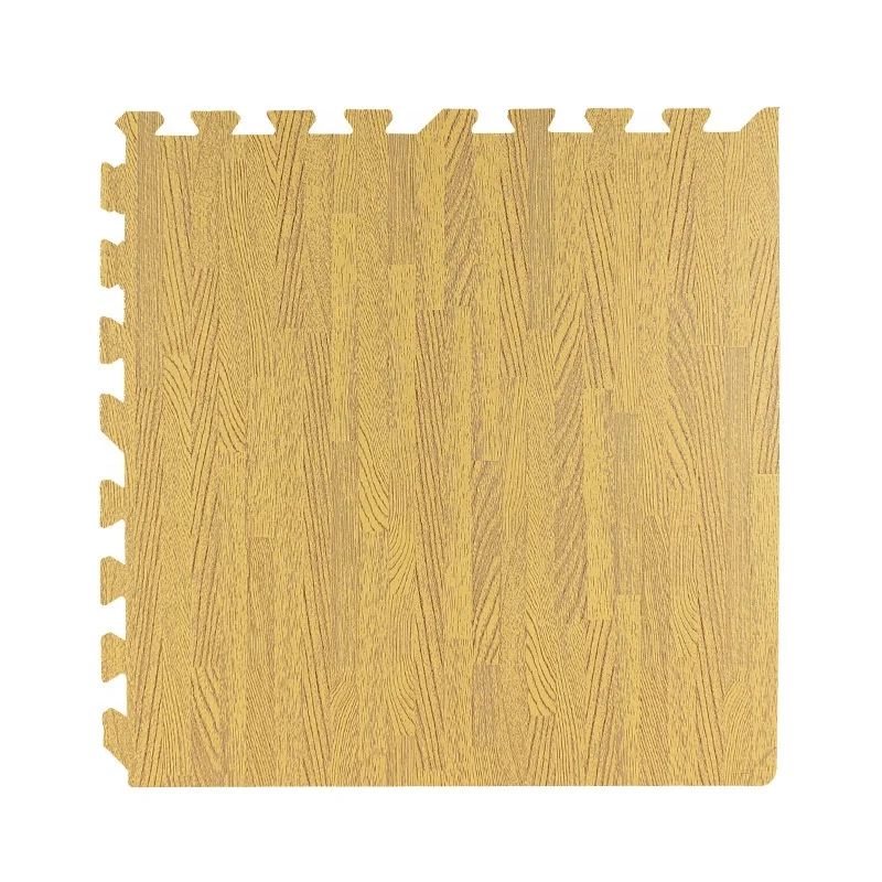 2022 Hot Sale Sound Insulation Anti-skid Wood Grain EVA Jigsaw Puzzle Ground Mat EVA Foam Mat