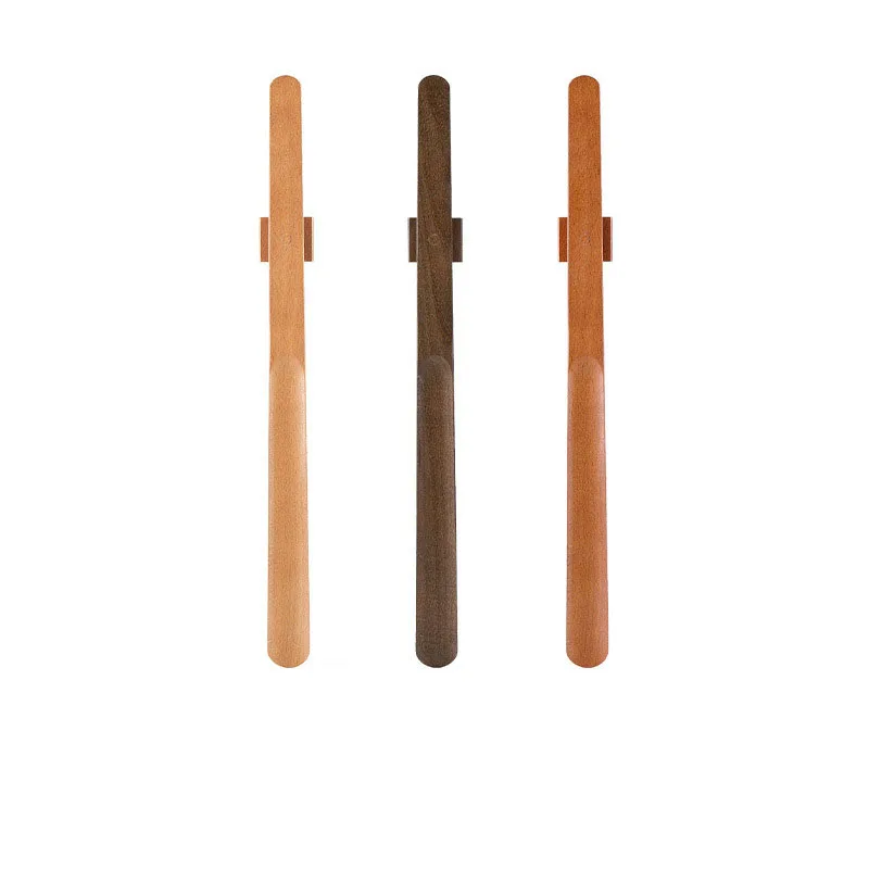 Wood Shoe Horn Long Handle Wall-mounted Magnetic Shoe Horn ,Spoon,Lifter for Seniors Pregnant Women Boots and Shoes horn