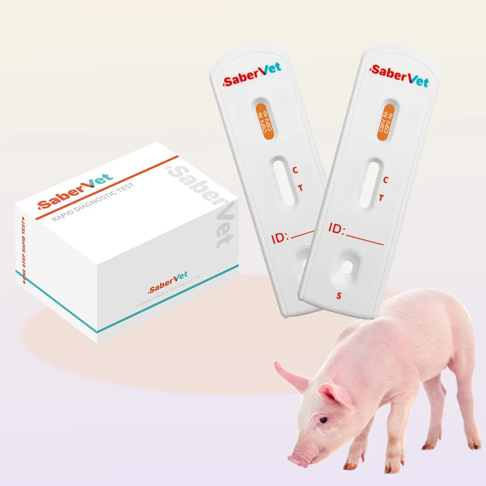 veterinary test kits swine fever CSFV detection of swine fever Classical Swine Fever Virus Antibody Rapid Test